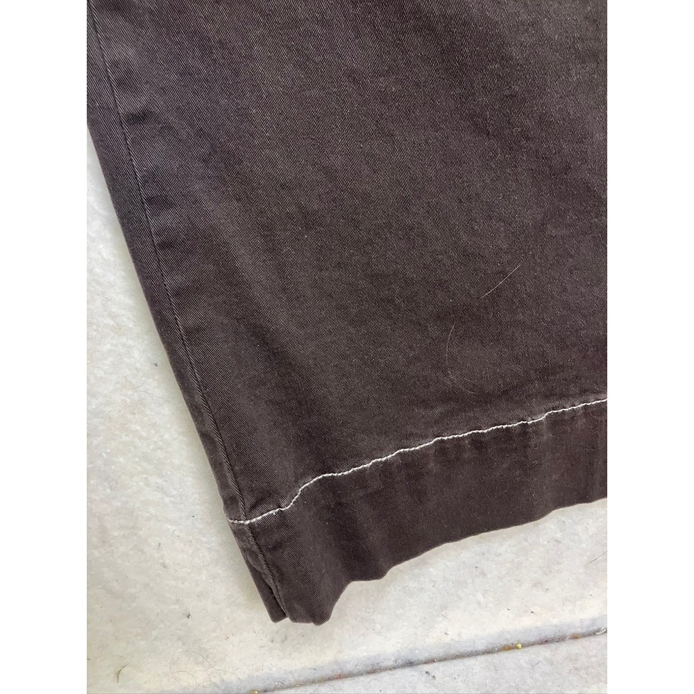 Bagatelle Wide Leg Pants Womens 6 Brown Contrast Stitch‎ High Rise - Picture 6 of 10